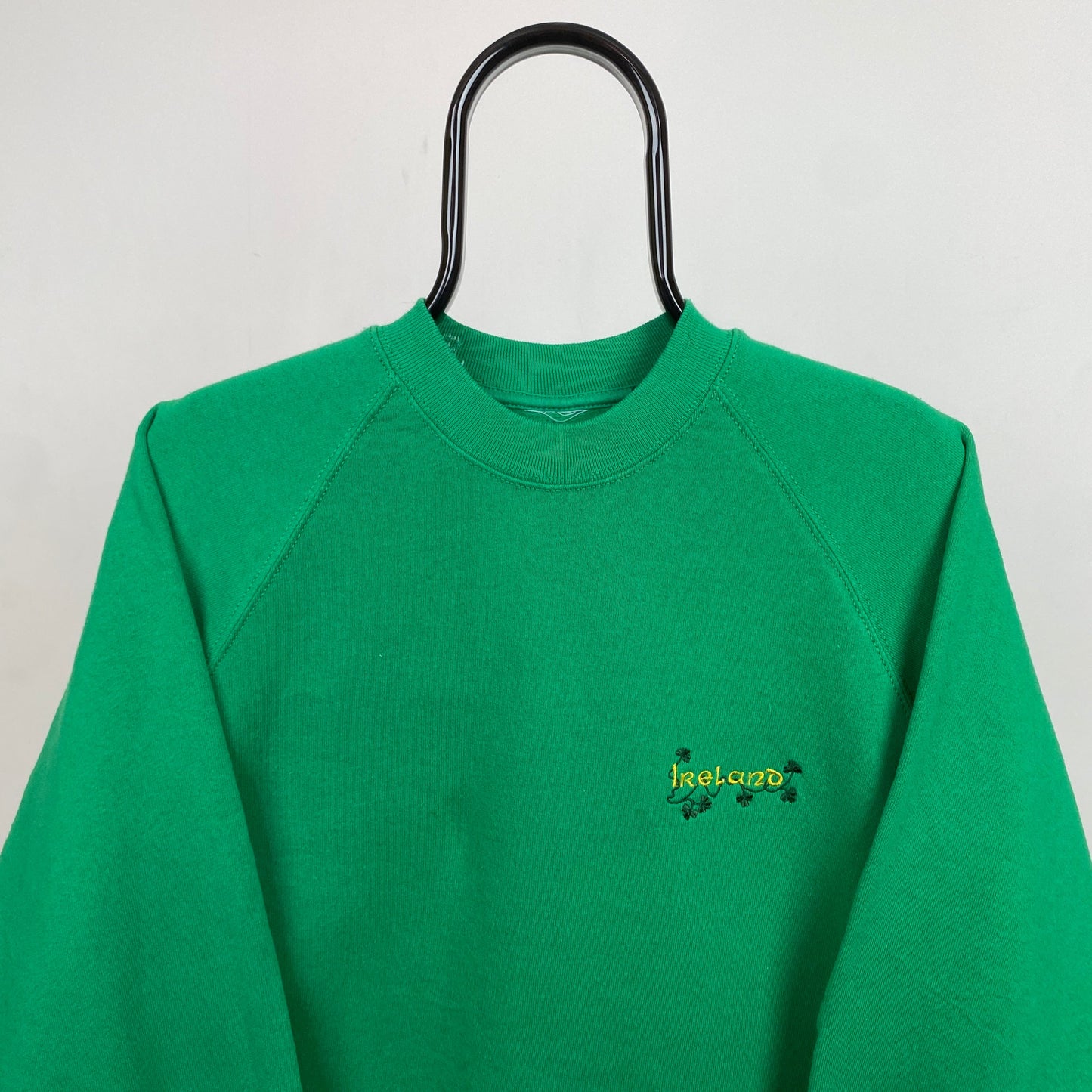 Retro Ireland Sweatshirt Green Small
