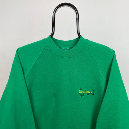Retro Ireland Sweatshirt Green Small