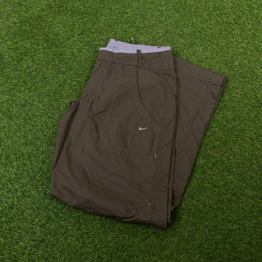 00s Nike Parachute Cargo Joggers Brown Small