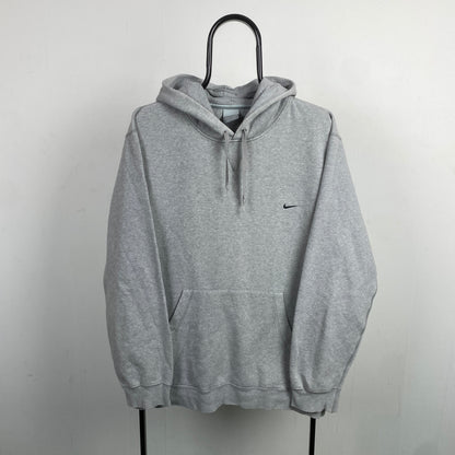 00s Nike Heavyweight Hoodie Grey Large