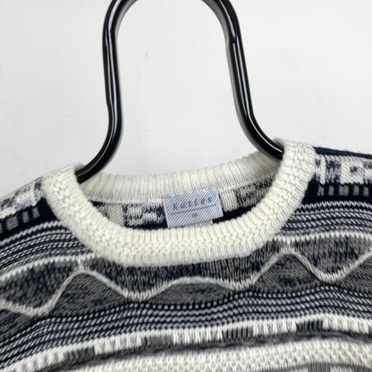 Retro Coogi Style Sweatshirt Black Large