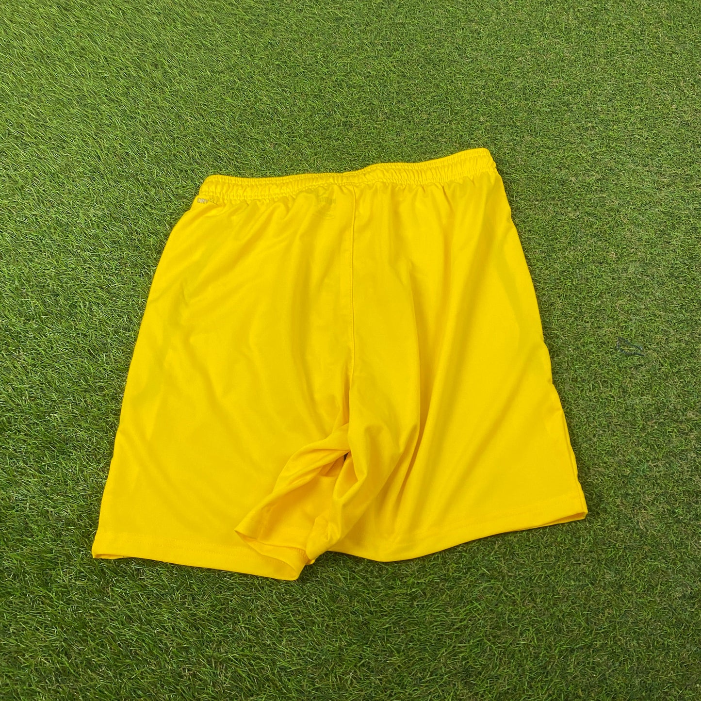 Retro Puma Football Shorts Yellow Small