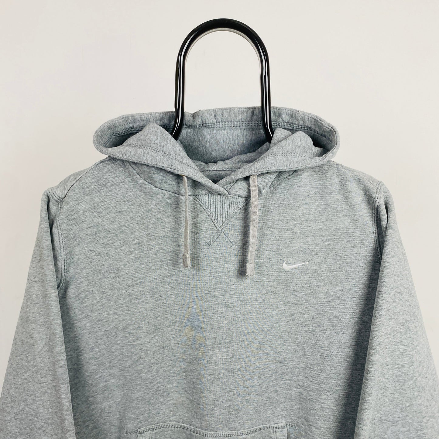 00s Nike Heavyweight Hoodie Grey XS