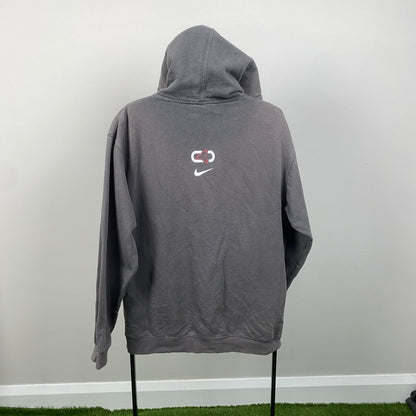 00s Nike Cross Country Running Hoodie Grey Medium
