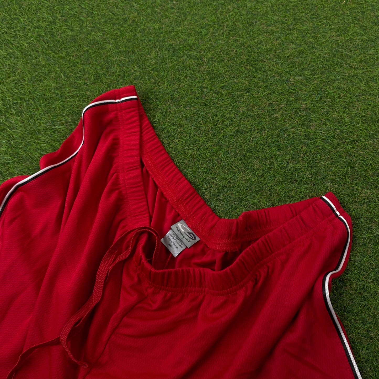Retro Champion Sprinter Shorts Red XL