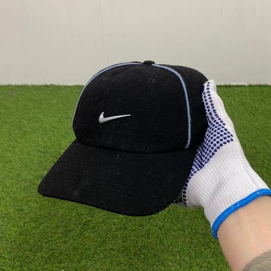 90s Nike Wool Felt Hat Black