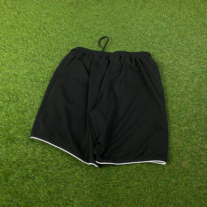 00s Adidas Football Shorts Black Medium
