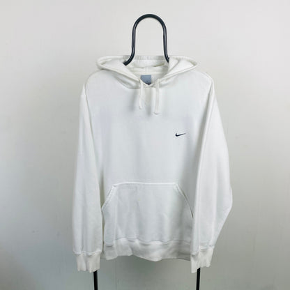 00s Nike Heavyweight Hoodie White Large