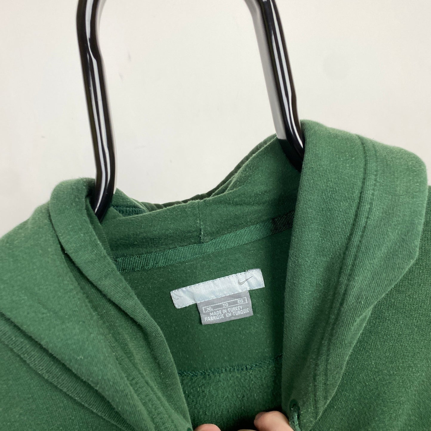 00s Nike Heavyweight Hoodie Pine Green XL
