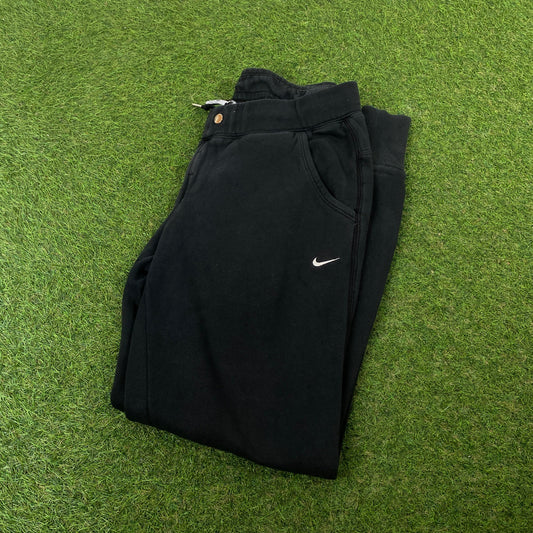 00s Nike Cotton Joggers Black Small
