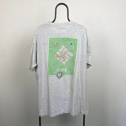 Retro Columbia Sportswear T-Shirt Grey XL