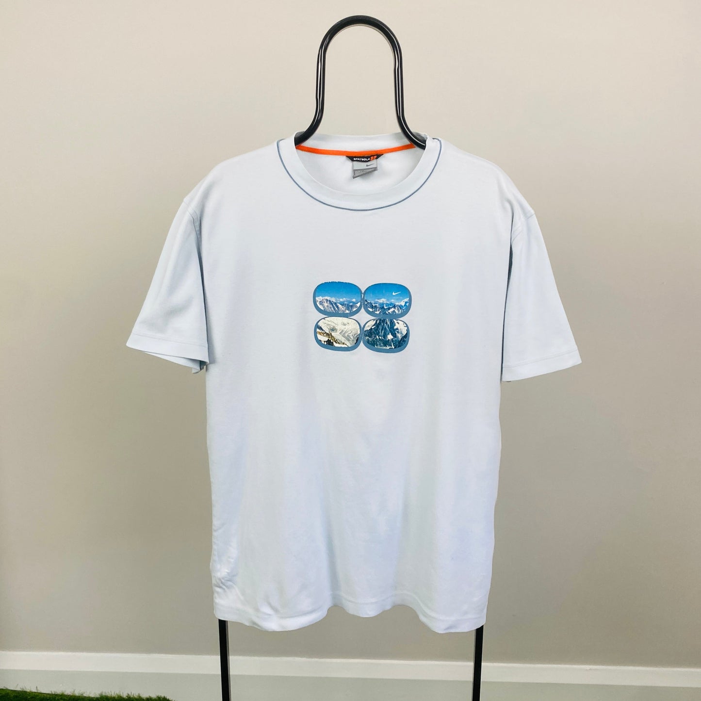 00s Nike Snowboarding T-Shirt Blue Large