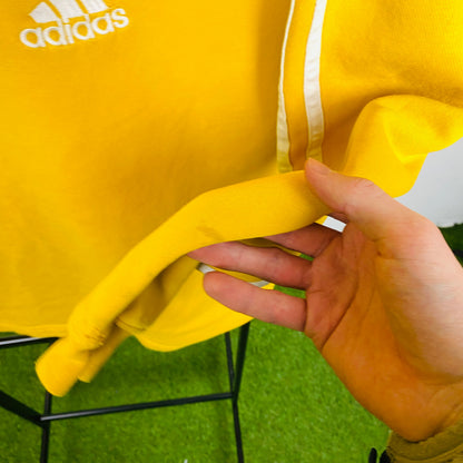 90s Adidas Sweatshirt Yellow XS