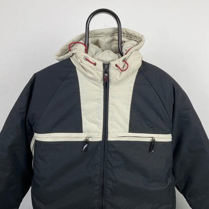 00s Nike Puffer Jacket Grey Small