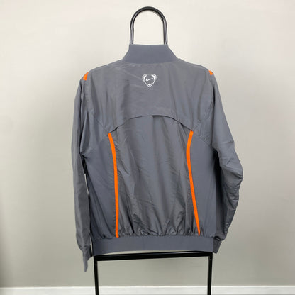 00s Nike Valencia Windbreaker Jacket Grey Small
