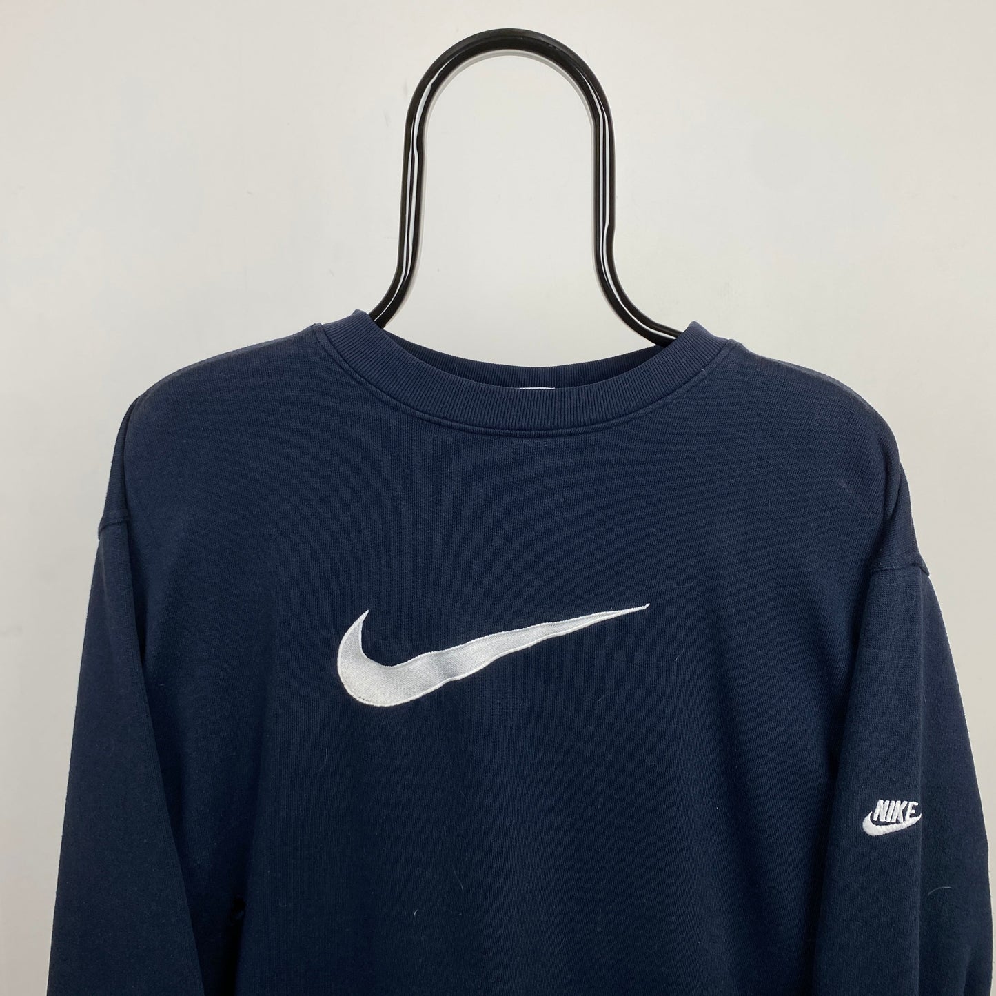 90s Nike Sweatshirt Blue Small