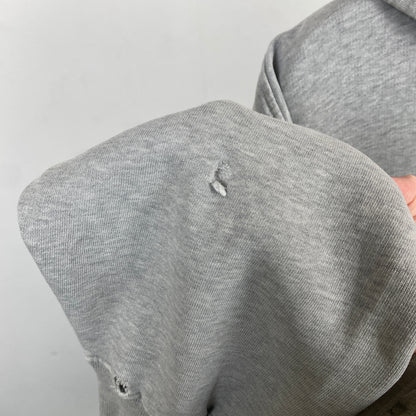 00s Nike Zip Heavyweight Hoodie Grey XL