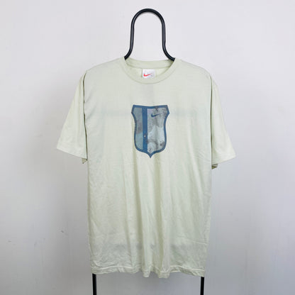 90s Nike Crest T-Shirt Brown Large