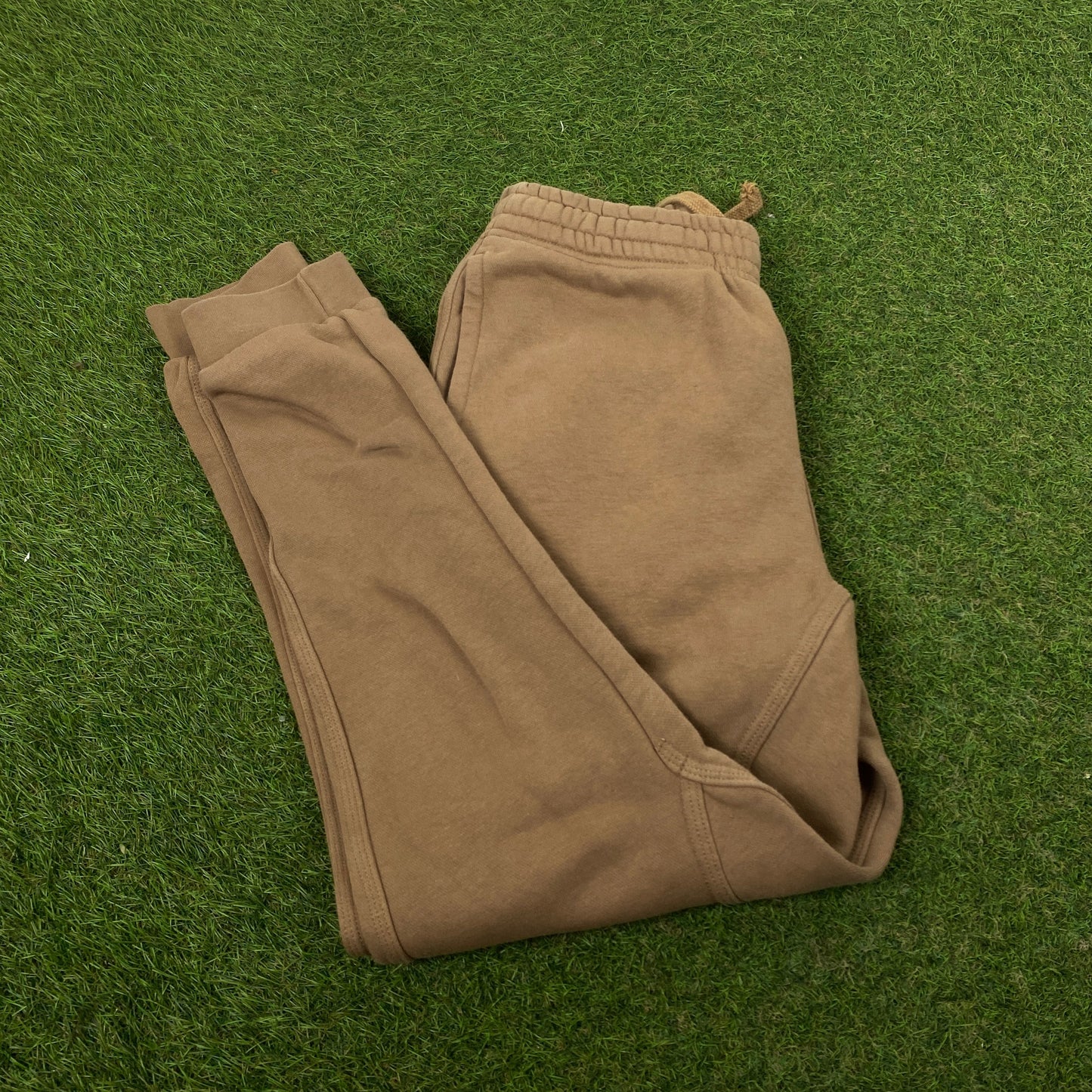 00s Nike Cotton Joggers Brown Small