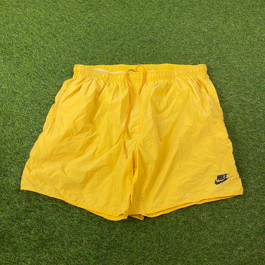 90s Nike Shorts Yellow Large