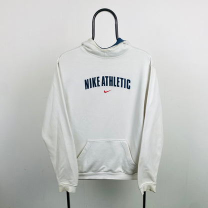 00s Nike Center Swoosh Hoodie White Small