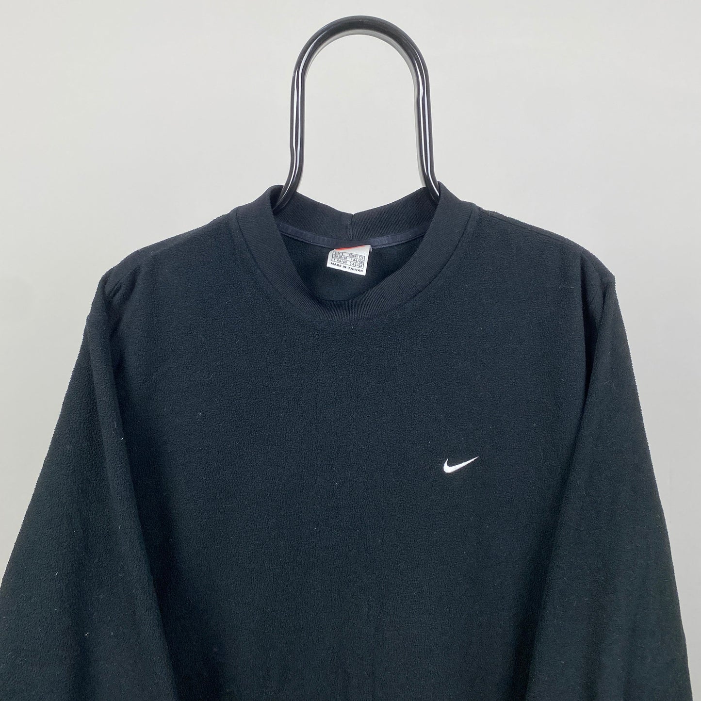 90s Nike Fleece Sweatshirt Black Small