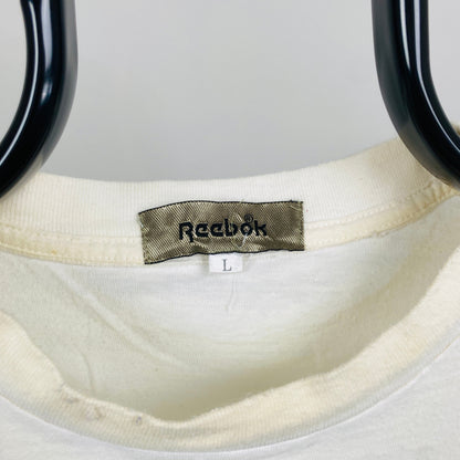 Retro Reebok Athletic T-Shirt White Large