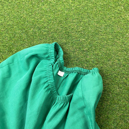 Retro Sprinter Shorts Green Large
