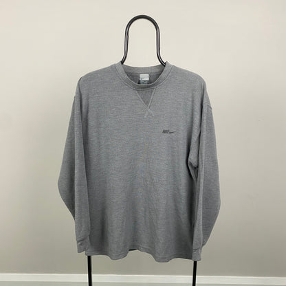 00s Nike Sweatshirt Grey Medium