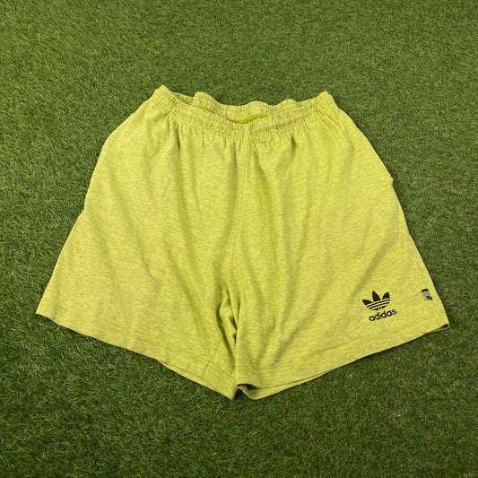 90s Adidas Cotton Trefoil Shorts Green XL