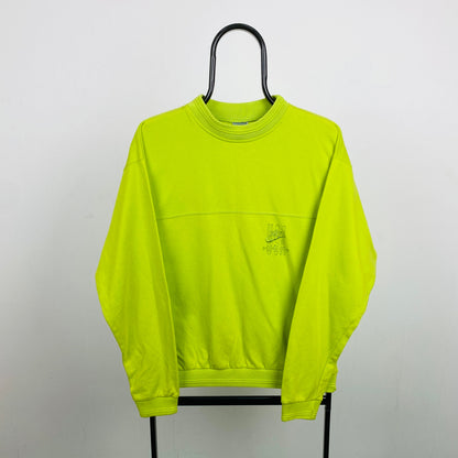 90s Nike Sweatshirt Lime Green Small