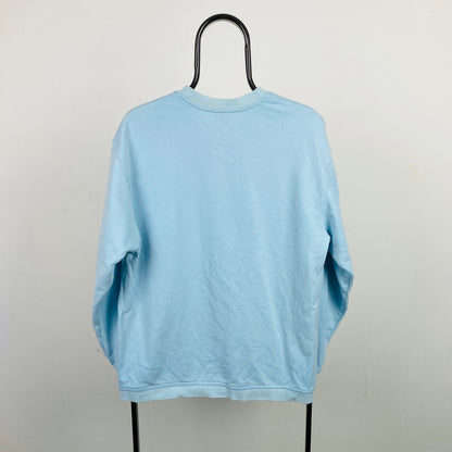 90s Nike Sweatshirt Baby Blue Medium