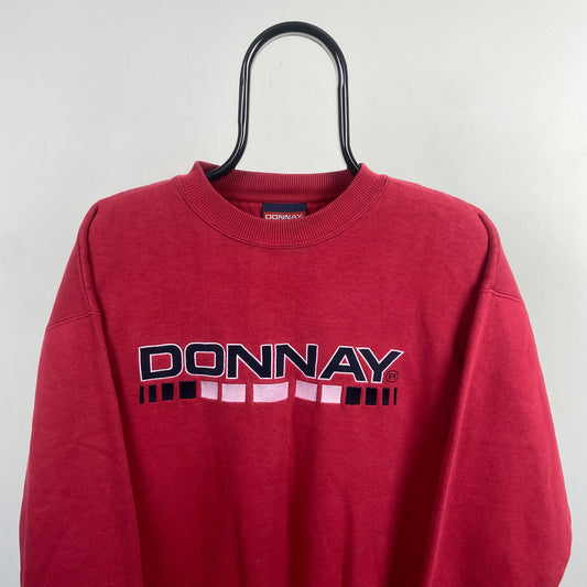 Retro Donnay Sweatshirt Red Medium