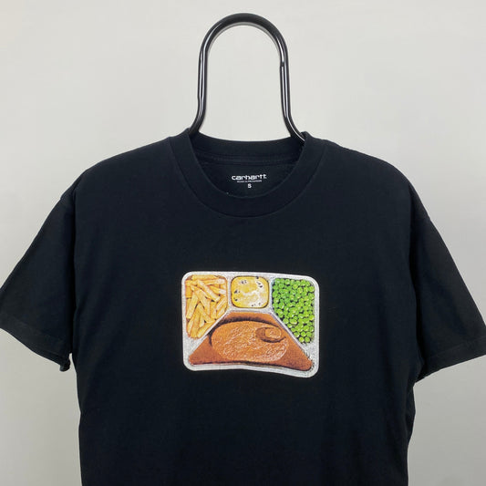 Retro 00s Carhartt T-Shirt Black Small