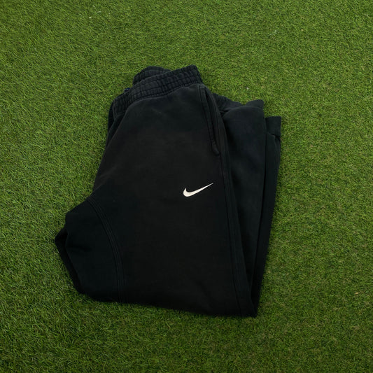 00s Nike Cotton Joggers Black Small