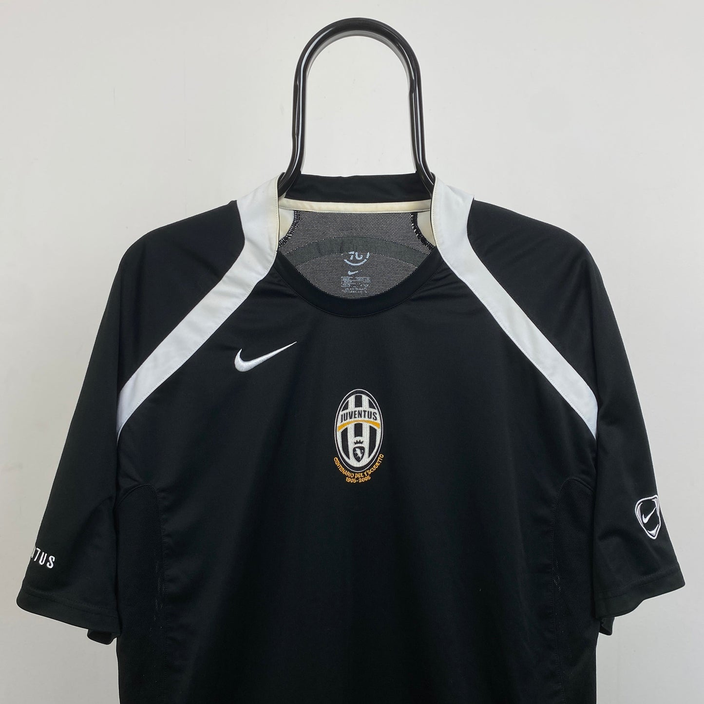 00s Nike Juventus Football Shirt T-Shirt Black XL