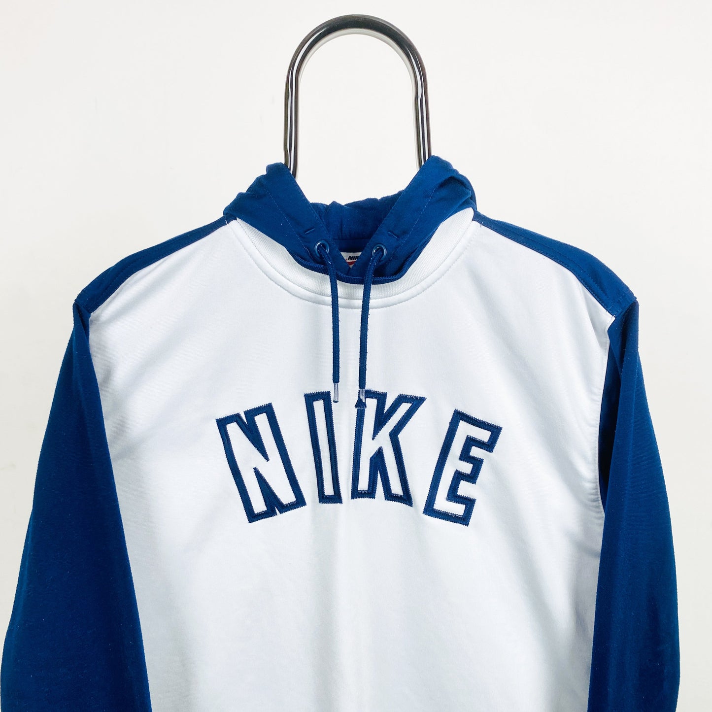 90s Nike Hoodie White XS