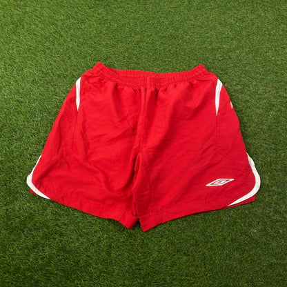 Retro Umbro Shorts Red Small