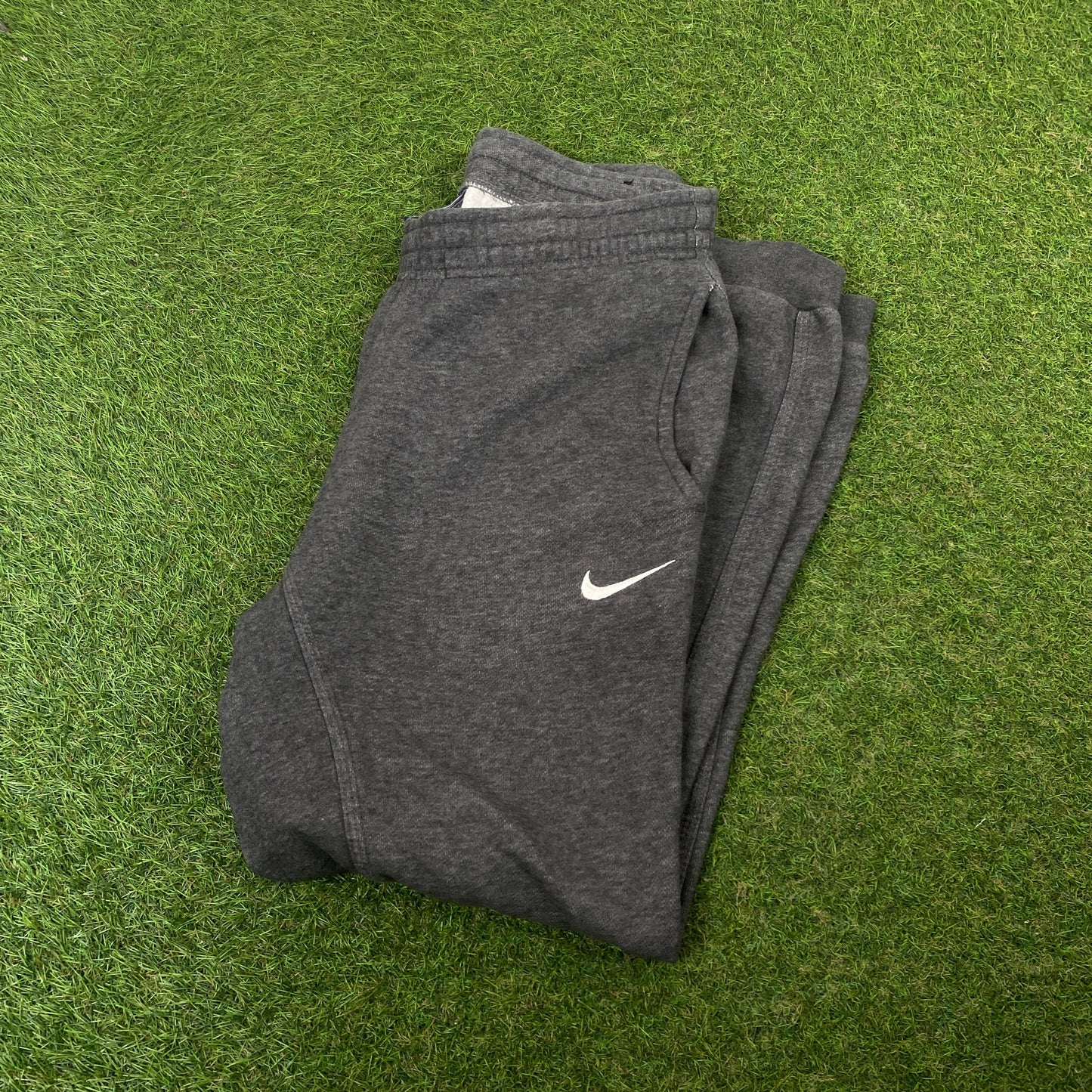 00s Nike Cotton Joggers Grey Small