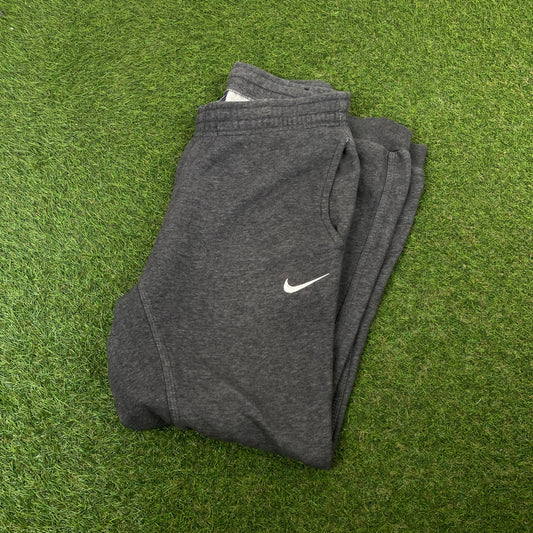 00s Nike Cotton Joggers Grey Small