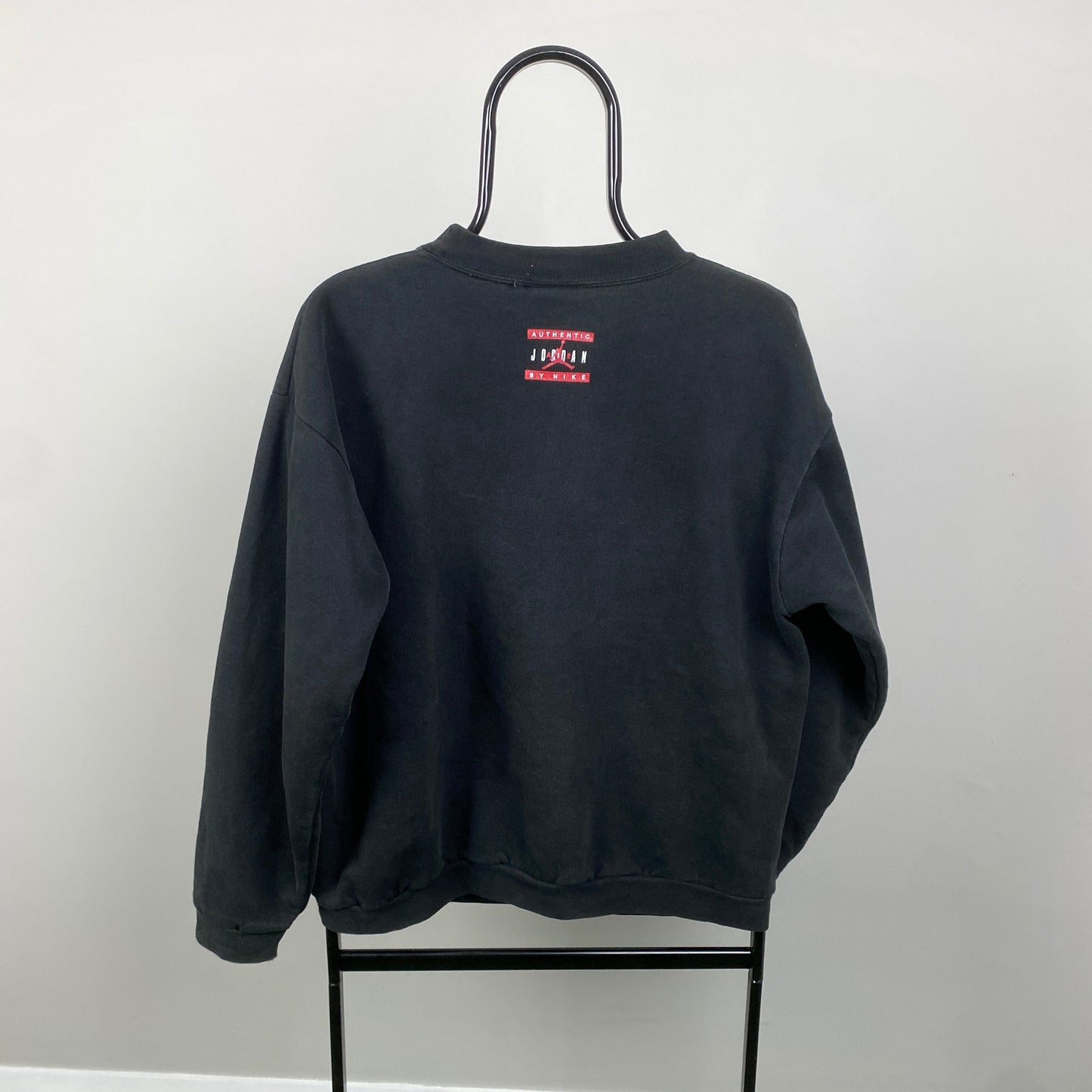 90s Nike Jordan Sweatshirt Black Medium