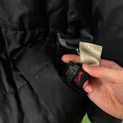 00s Nike Reversible Puffer Jacket Black Small