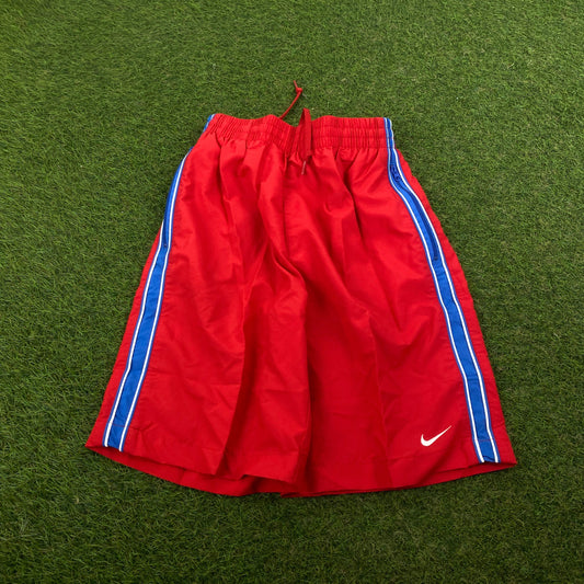 00s Nike Piping Shorts Red XS