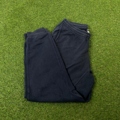 00s Nike Wide Leg Cotton Joggers Blue Small