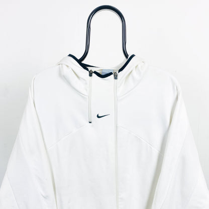 00s Nike Air Max Centre Swoosh Hoodie White Large