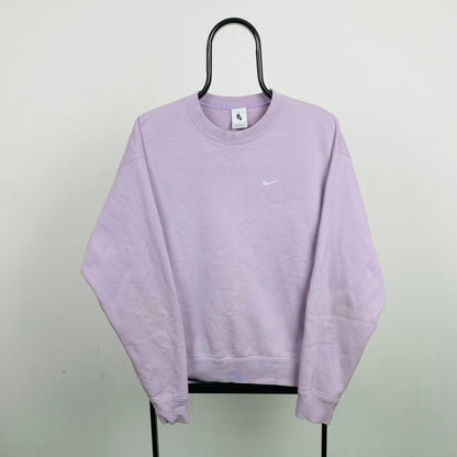 00s Nike Heavyweight Sweatshirt Purple Small