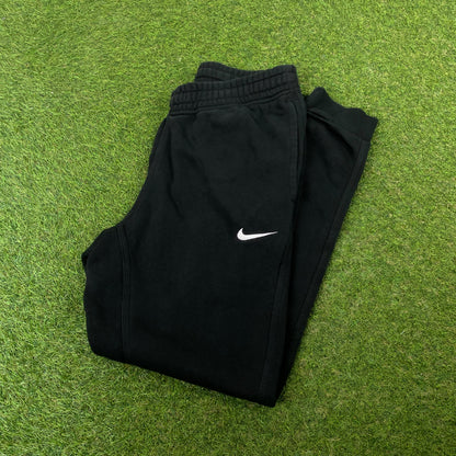 00s Nike Cotton Joggers Black Small
