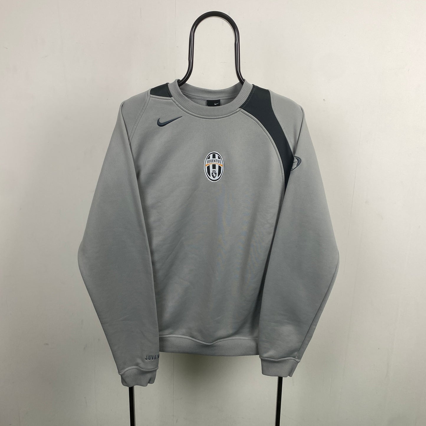 00s Nike Juventus Sweatshirt Grey Medium