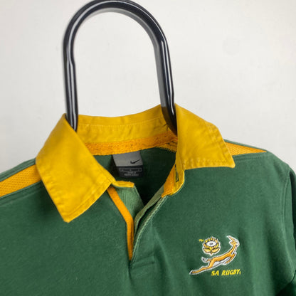 90s Nike South Africa Rugby Shirt T-Shirt Green Large