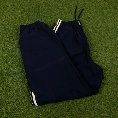 00s Adidas Piping Joggers Blue Medium